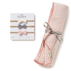 Newborn Classic Bows + Swaddle + Subscription