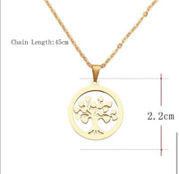 FAMILY TREE  ♡ Stainless Steel Necklace