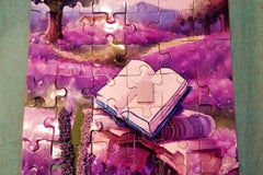 Magnetic Sensory Jigsaw Puzzle with Puzzlemate (Magnetic Lapdesk)