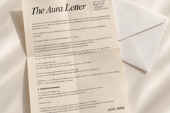 The Aura Letter by Working On My Aura x Coquihalla | Monthly Snail Mail Subscription