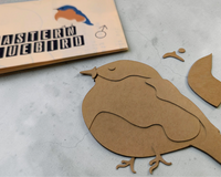 Torn Paper Art Craft Box