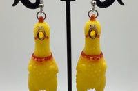 Rubber Chicken Earrings