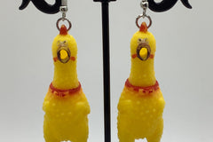 Rubber Chicken Earrings