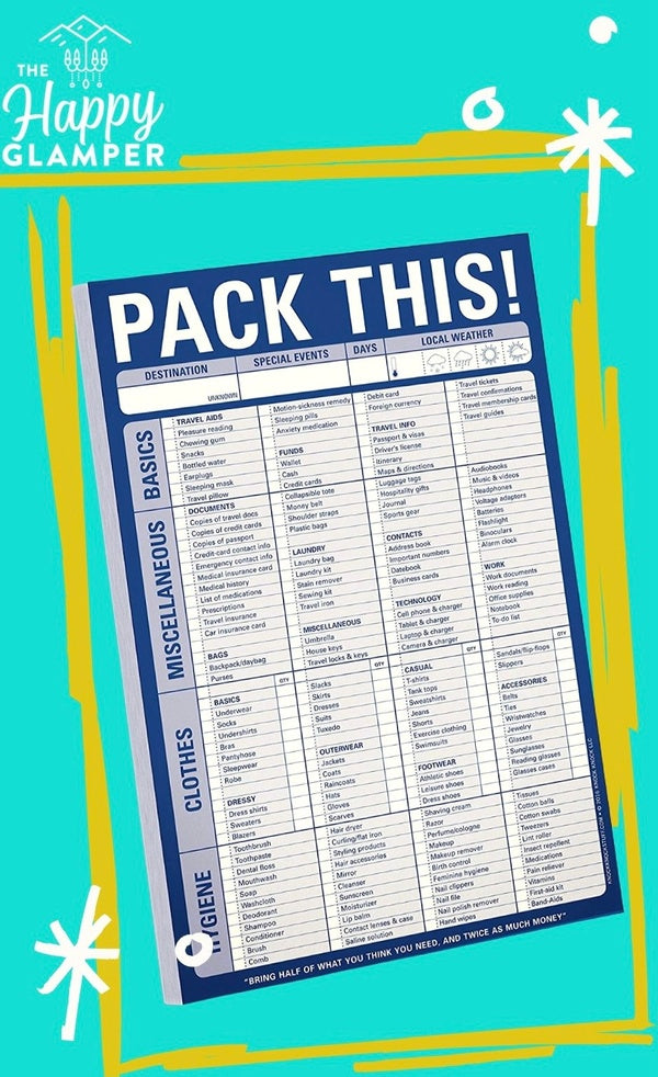 Pack This! Packing List
