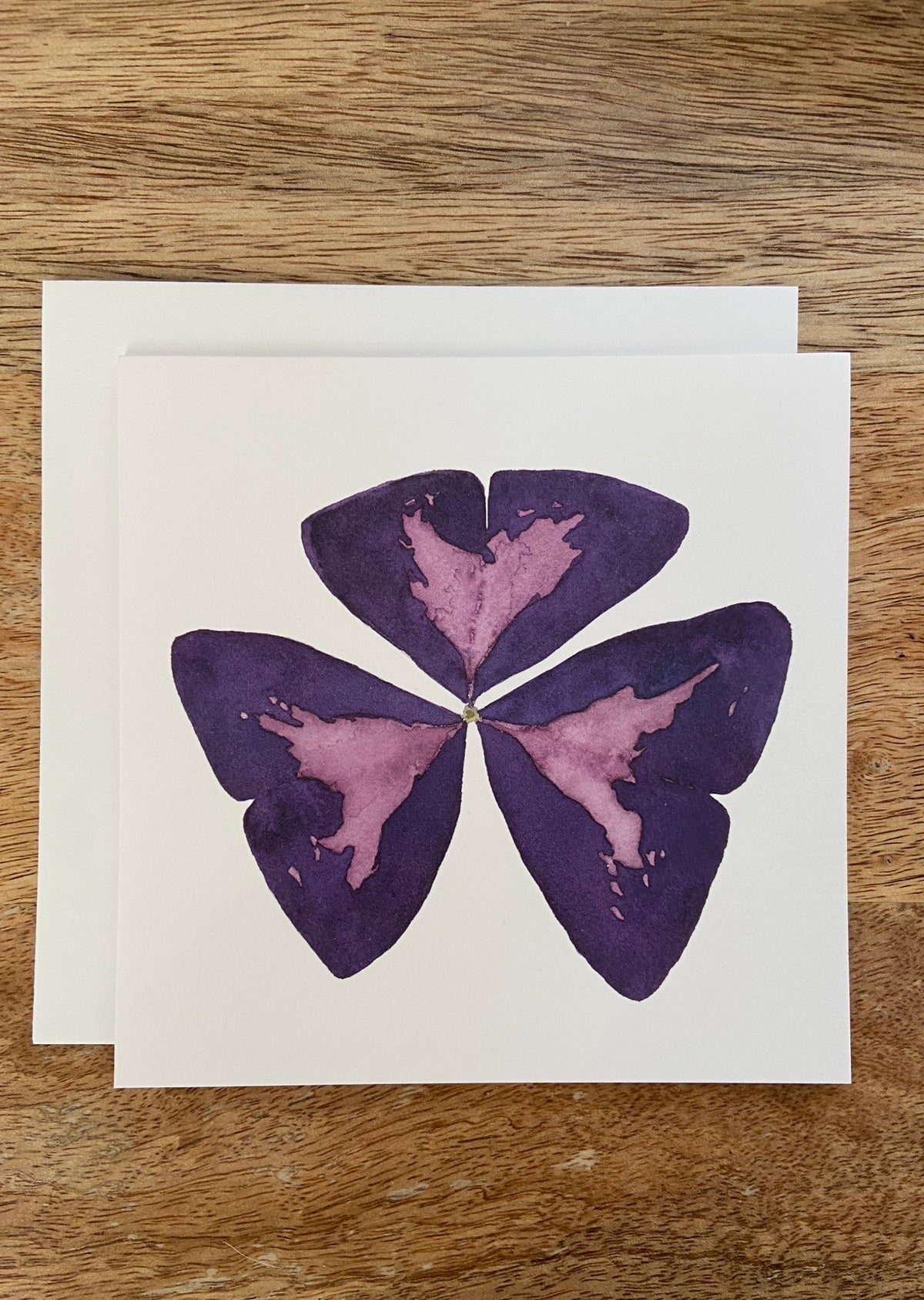 False Shamrock Plant Any Occasion Card