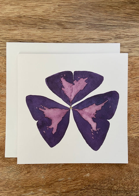 False Shamrock Plant Any Occasion Card