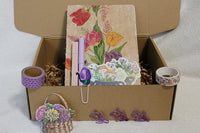Monthly Hand-Stitched Journal Box w/ Accessories