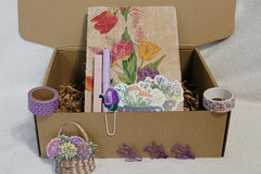 Monthly Hand-Stitched Journal Box w/ Accessories