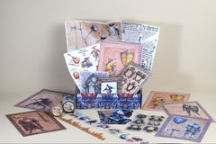 Vintage Craft Supplies Box