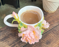 Dreamcloud Modern Floral Ceramic Tea and Coffee Set