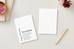 Birthday Greeting Card with Loose Leaf Tea by Aura Herbal Teas