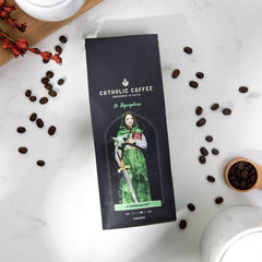 Bags of 12 oz Saint Coffee