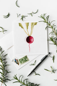 Single Radish Any Occasion Card