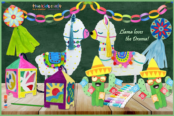 Llama loves the Drama!, DIY Kids Arts & Crafts Kits (Ages 3-9)
