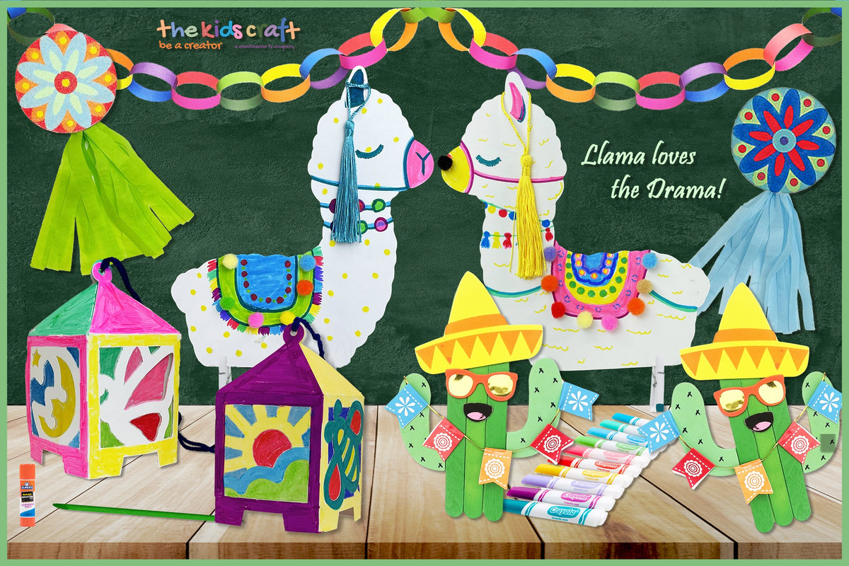 Llama loves the Drama!, DIY Kids Arts & Crafts Kits (Ages 3-9)