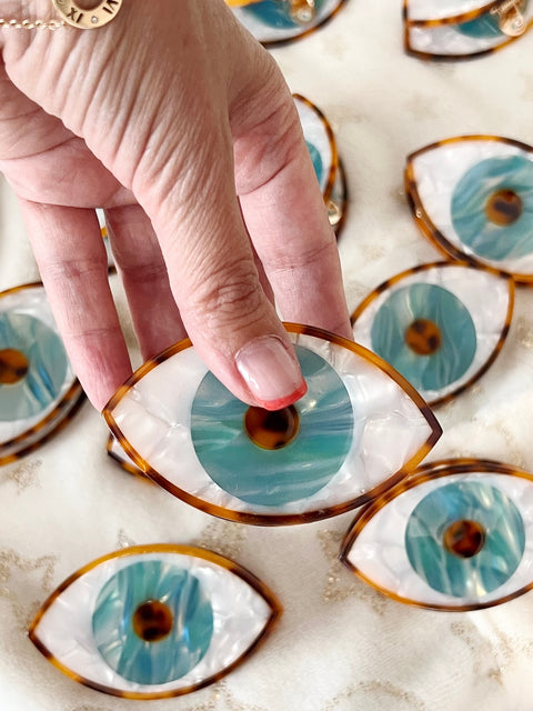 The Evil Eye Hair Clip Claw (Free Shipping with Code FREESHIP)