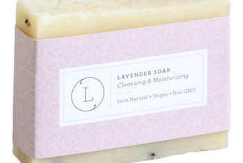2 x Lavender Soap Bar, Natural Handmade Soap, Vegan Skincare gift