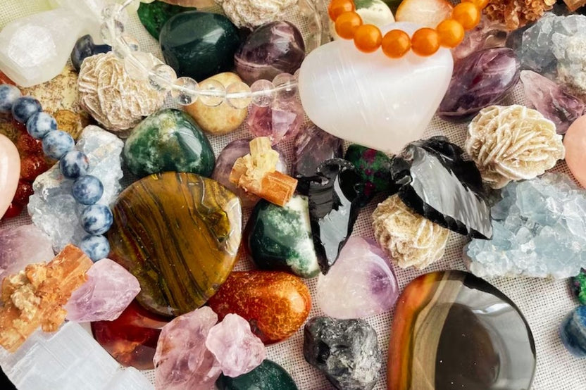 Mystery Crystal Box | TikTok Crystal Mystery Box - Crystal Confetti - Mystery Scoop - Mystery Crystal Candle