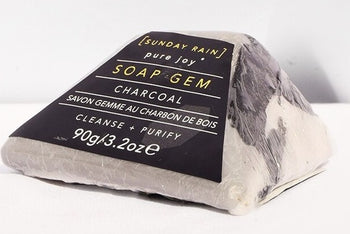 Sunday Rain Gem Soap Charcoal