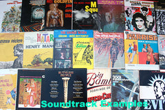 Sample of types of soundtrack box option.  These are just examples, not the exact records that you would receive.