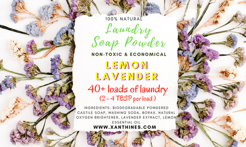 100% Natural Laundry Soap Powder