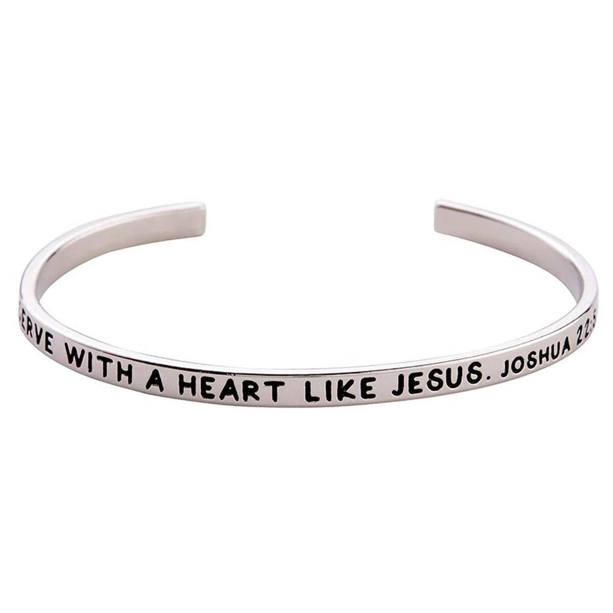 Serve with a Heart Like Jesus Bracelet (2 Pack)