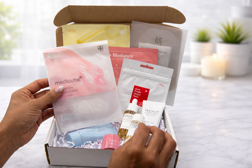 Curated luxury discovery-size skincare ritual. Hydrate, smooth, brighten, nourish & reveal soft luminous glow.