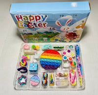 Fidget Toy Advent Calendar, brain toys, Mochis, bubble pop its, infinity cubes, spring fidgets, keychain toys, squish balls, puzzle fidgets