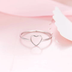 I LOVE YOU ♡ Stainless Steel Minimalist Ring GIFT