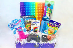 • Blobz • Stretch Dog • Dice  • Squish Controller • Foam Alive • Brite Ball • Magnet Slider • XL Pop It • Pop Bottle • Stretchy Top Trenz