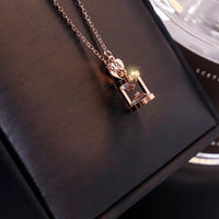 HOURGLASS AAA Cubic Zirconia Tarnish free Necklace