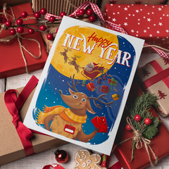 Happy New Year Puzzle Card
