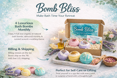 Bomb Bliss | Organic Bath Bomb Subscription Box – Monthly Self-Care