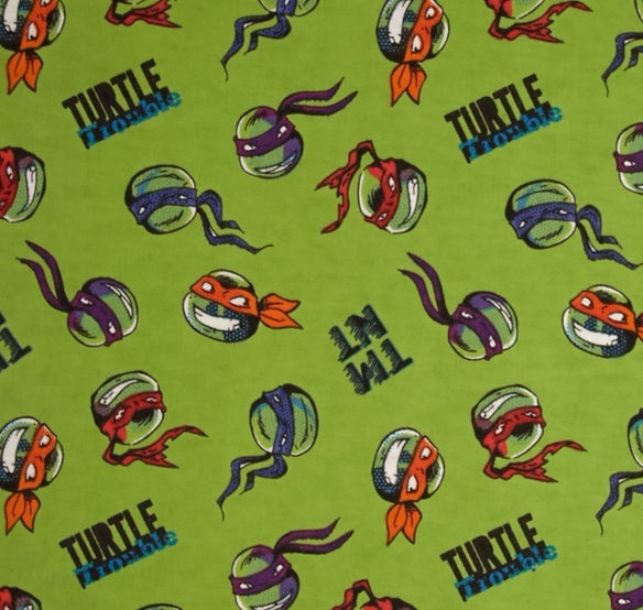 TMNT Flannel Face Mask