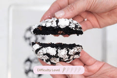 Black Forest Crinkle Cookies - DIY Baking Kit, Ideal Baking Gift by CrumbleCrate