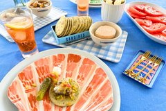 Get ready to dive into the bold flavors of the sea with our Gourmet Sea Tapas Box — a curated selection of savory seafood delights perfect f