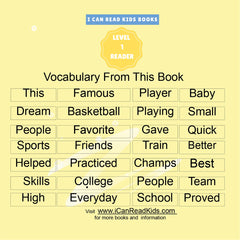 Steph Curry Kids Book I Can Read Books Level 1