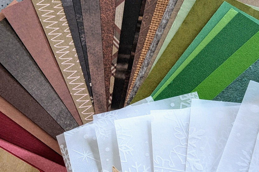 Torn Paper Art Craft Box with Tool Kit