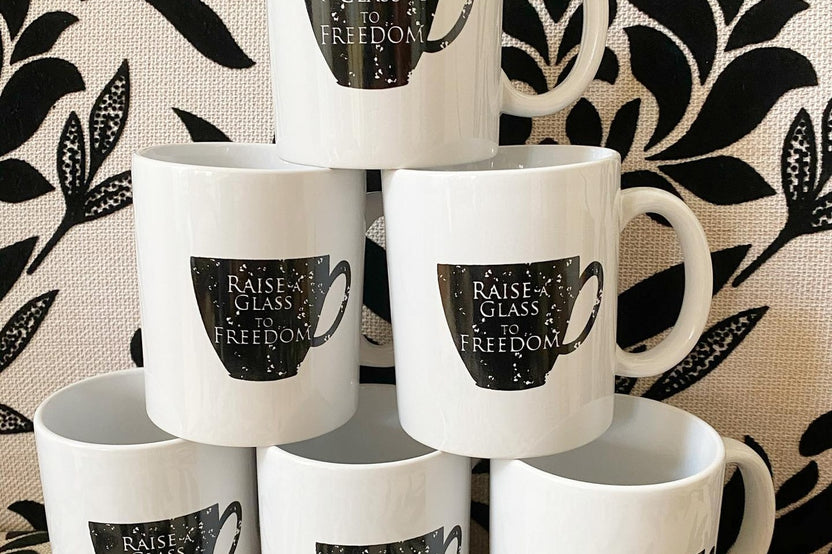 Hamilton-inspired - Raise a Glass to Freedom Ceramic Mug - Now $5 off!