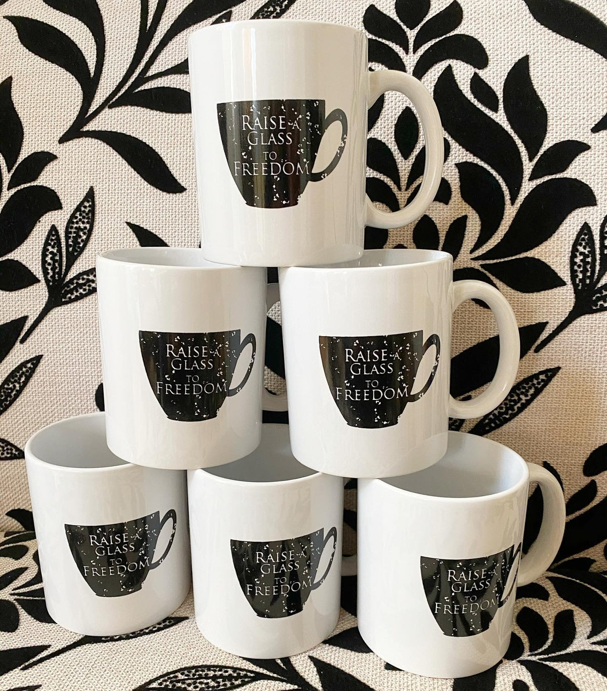 Hamilton-inspired - Raise a Glass to Freedom Ceramic Mug - Now $5 off!