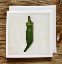 Single Okra Any Occasion Card