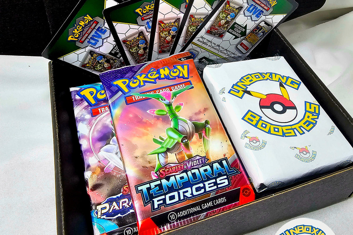 pokemon booster pack subscription Card Box - Value up to $125 Quantity:1 Pack Deckbuilder peaceful days are ahead Pokémon Trading Card Game: