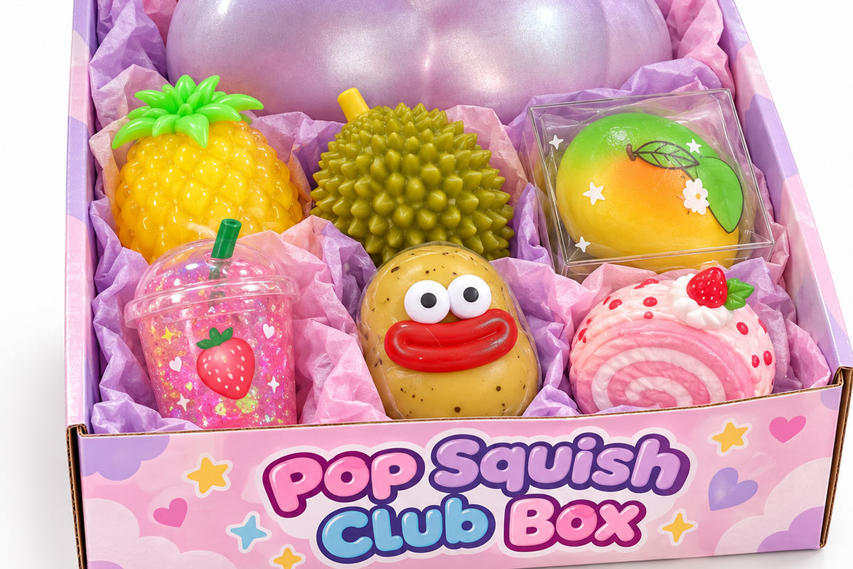 Pop Squish Club Monthly Box