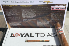 Total package contains the cigar write up, sturdy box and of course great cigars to expand your pallet!  Find your new favorite cigar!