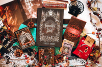 book-themed mystery box with exclusive editions