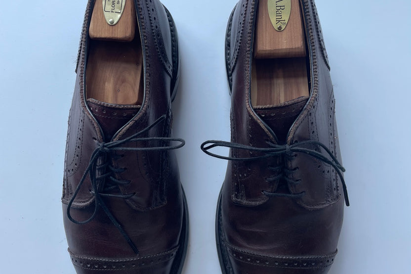 Austin Phillips Wing Tip, Dark Brown (Size 11 M)