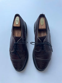 Austin Phillips Wing Tip, Dark Brown (Size 11 M)