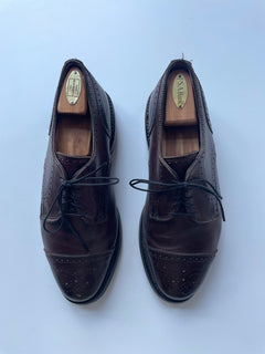 Austin Phillips Wing Tip, Dark Brown (Size 11 M)
