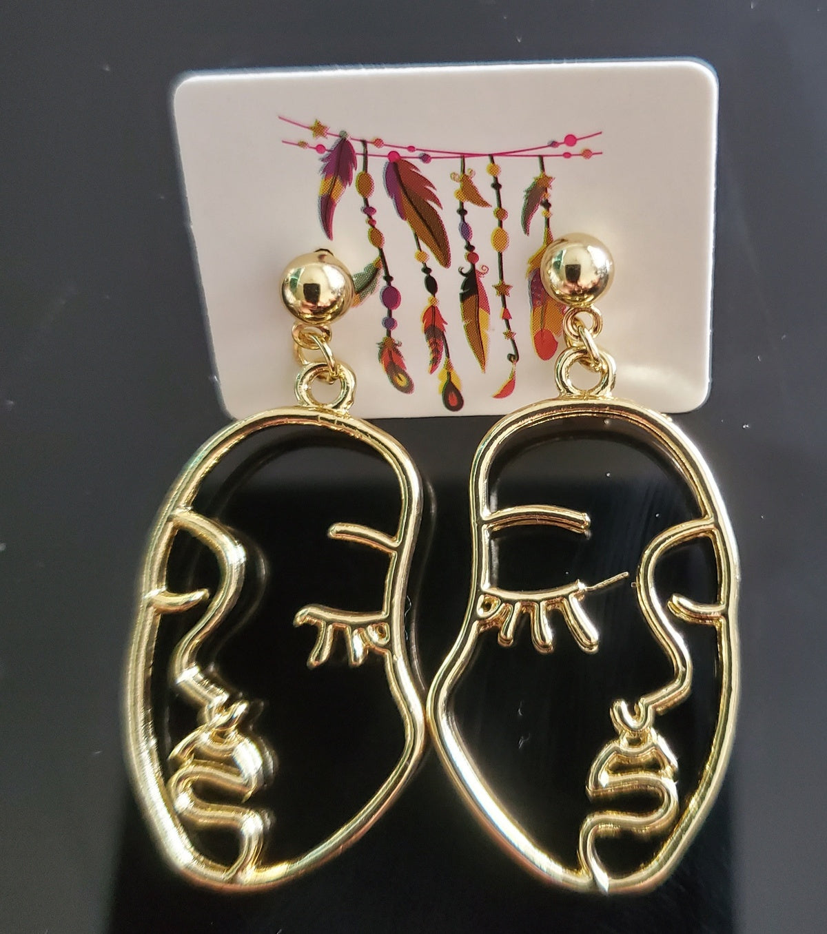 *BESTSELLER* Abstract Face earrings