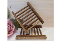 Keep your homemade soap lasting as long as possible, with this bamboo soap saver ladder.            